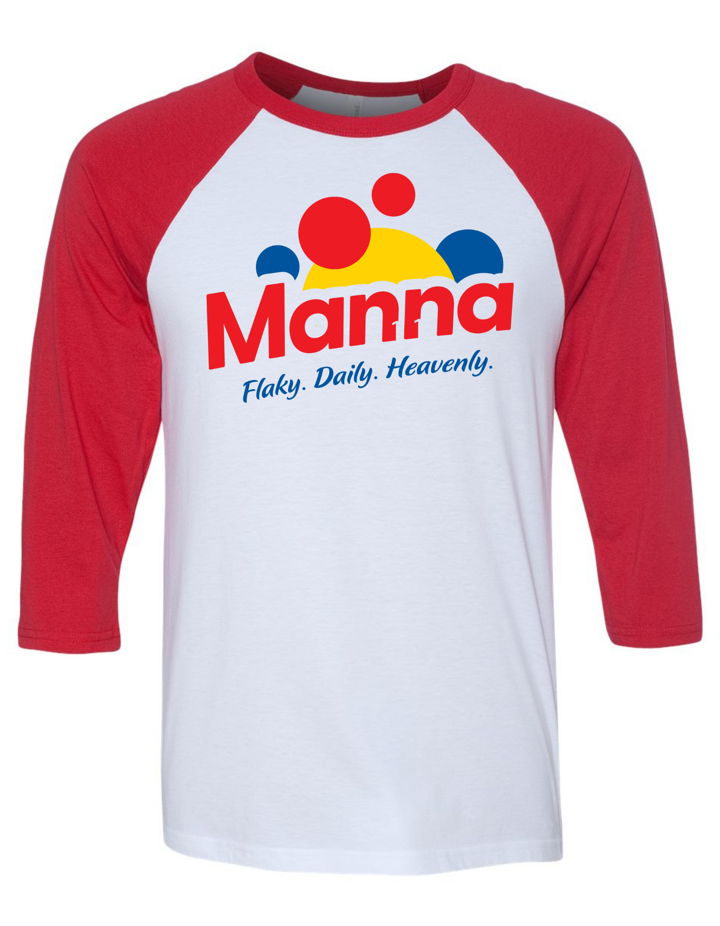 1 - Manna Bread! 3/4 Sleeve Baseball Shirt