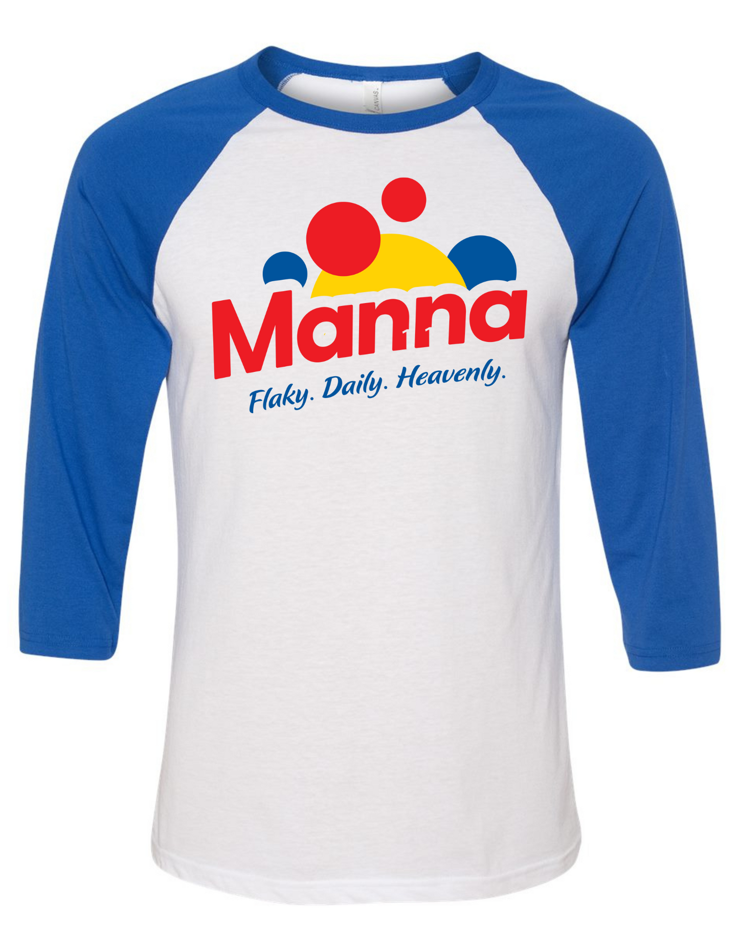 1 - Manna Bread! 3/4 Sleeve Baseball Shirt